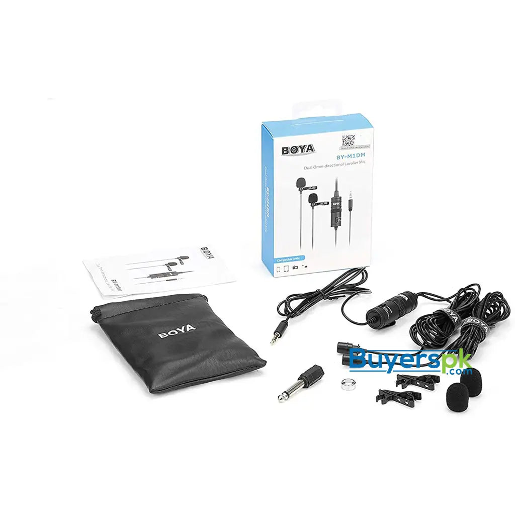 Boya By-m1dm Dual Lavalier Universal Microphone - Price in Pakistan Boya By-m1dm Dual Lavalier Universal Microphone - Price in Pakistan